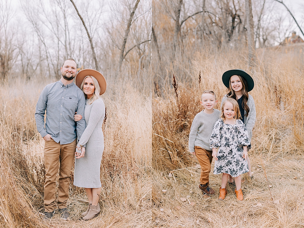 Winter Wheeler Farm Family Session | Utah Family Portraits