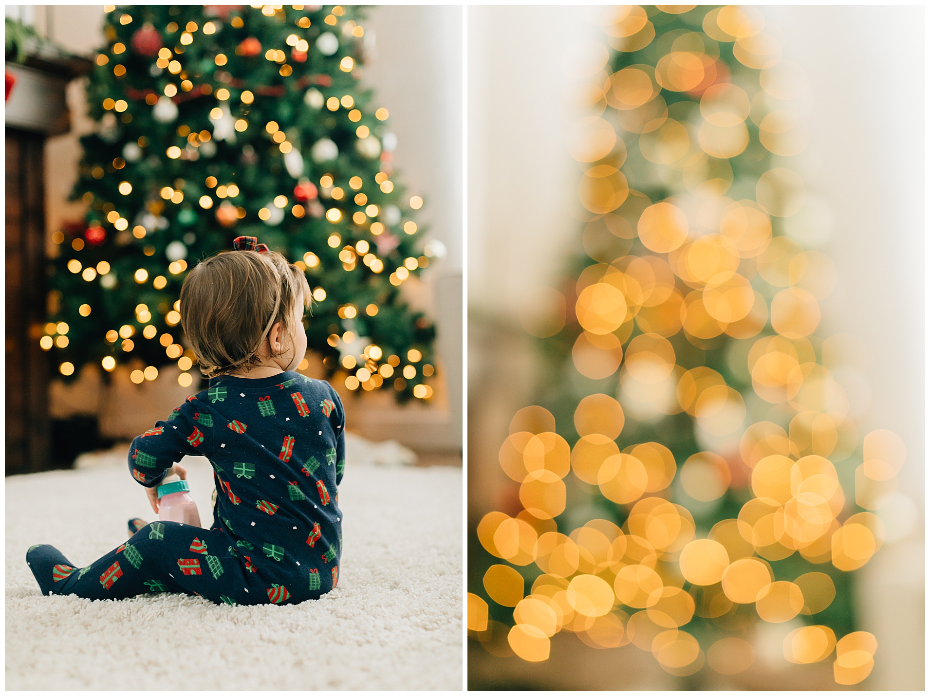 How to Blur Christmas Lights in Background | Utah Photographer | Truly Photography