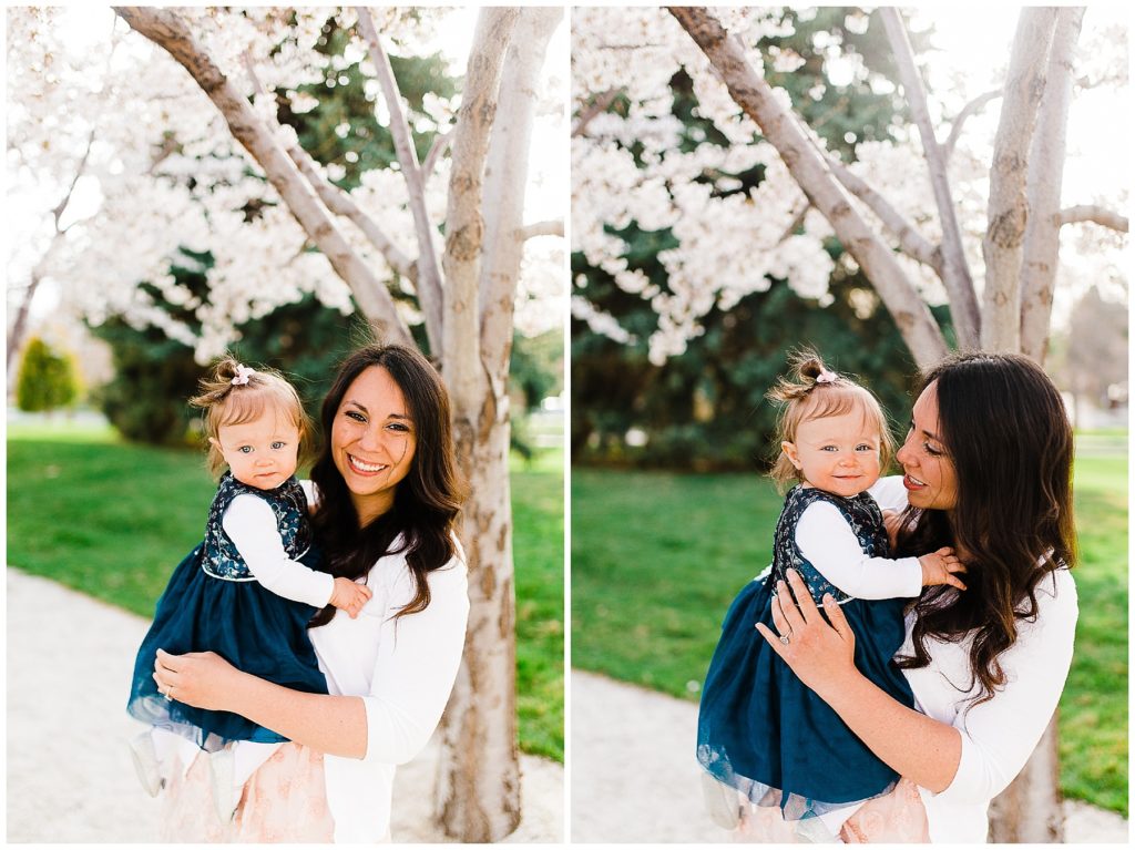 Mommy and Me | Utah Capitol Blossoms | Utah Photographer