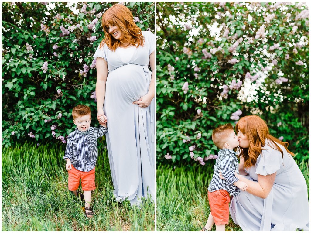 Lilac Maternity Session | Utah Photographer
