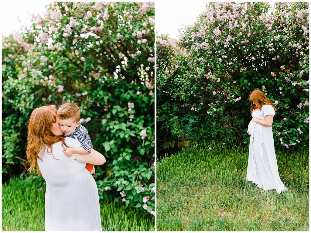Lilac Maternity Session | Utah Photographer