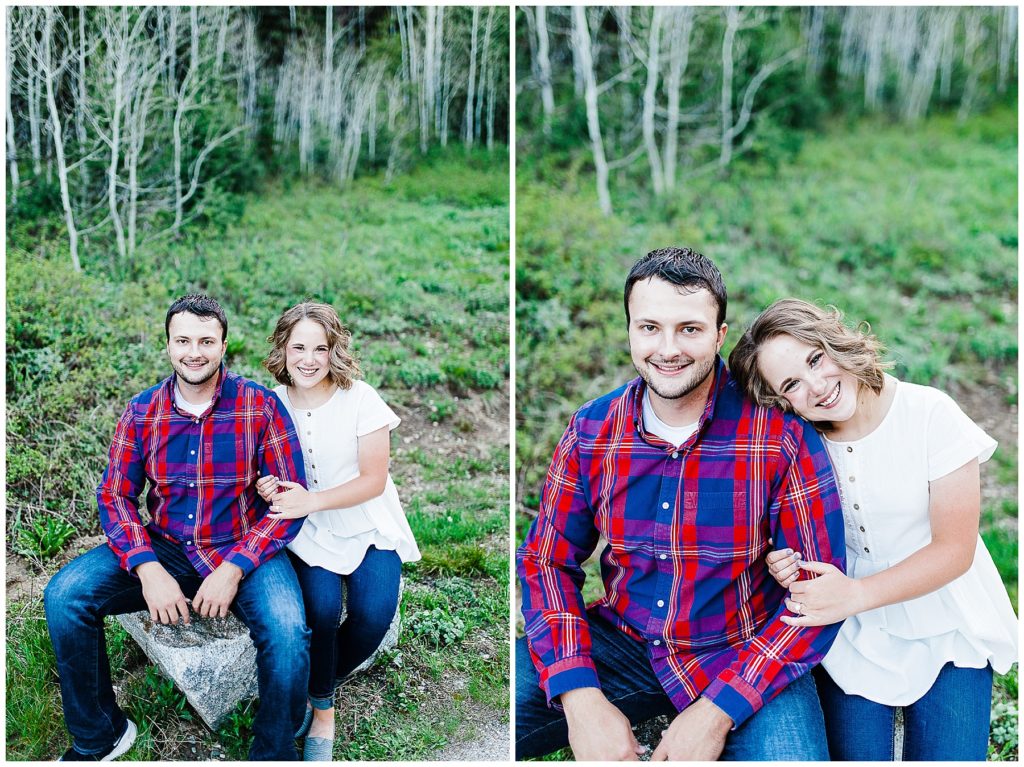 Randon + Megan | Jordan Pines Engagement Session | Utah Wedding Photographer