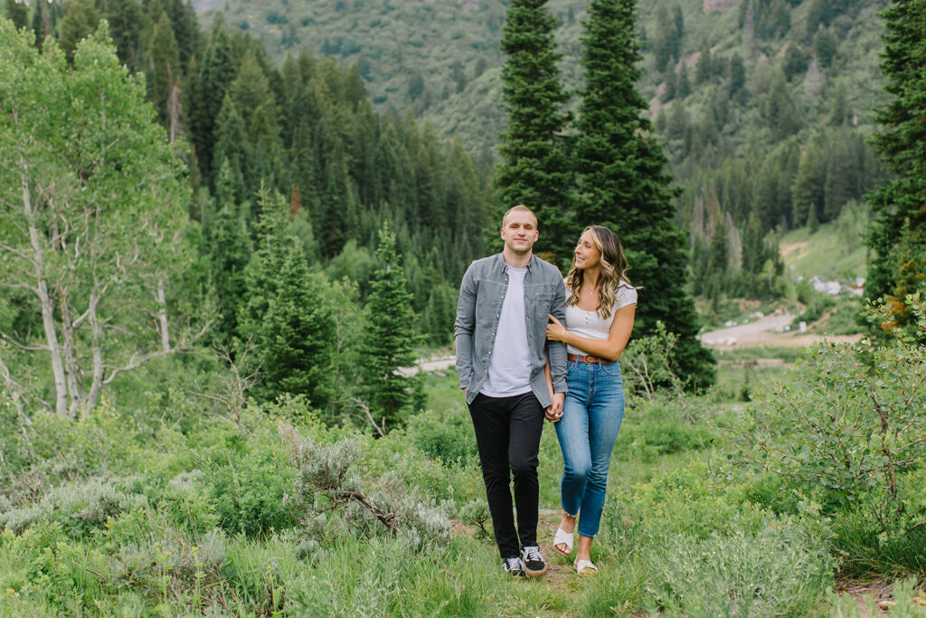 Ally + Daniel | Jordan Pines Engagement Session | Utah Wedding Photographer