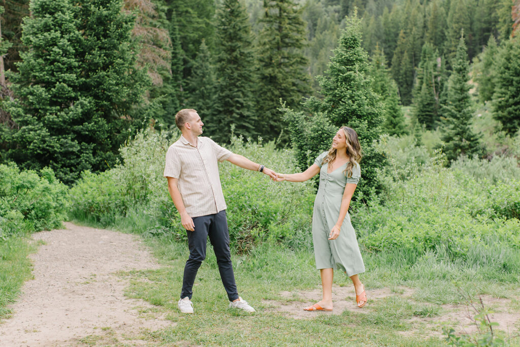 Ally + Daniel | Jordan Pines Engagement Session | Utah Wedding Photographer