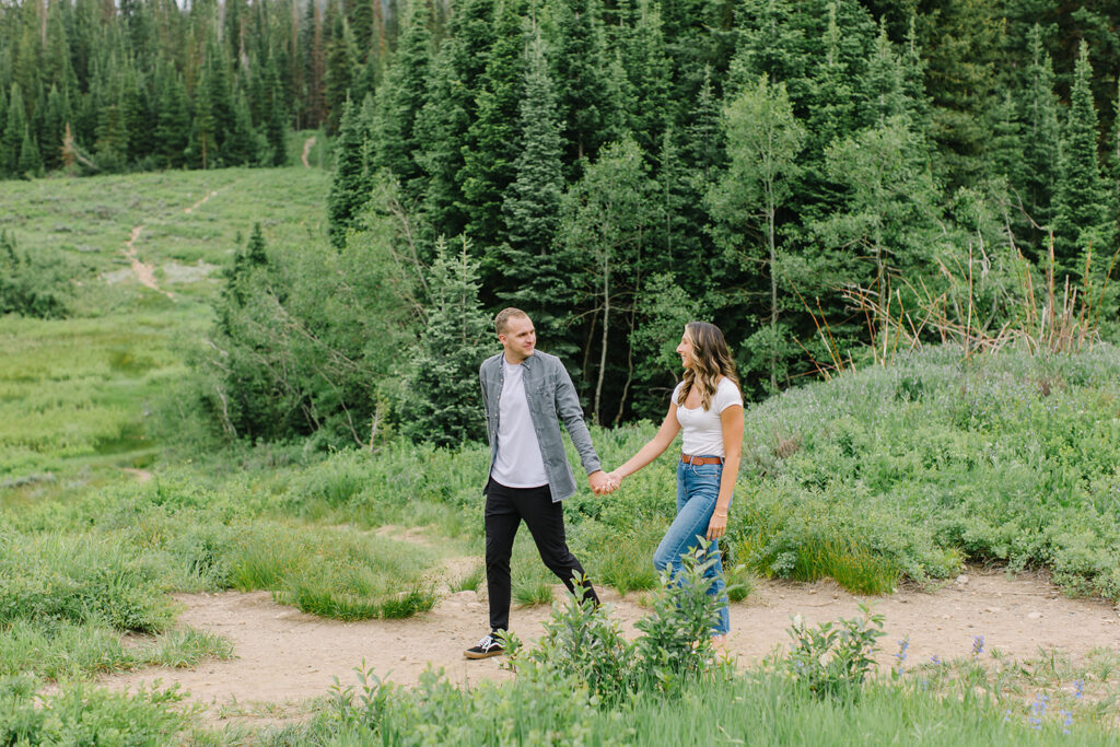 Ally + Daniel | Jordan Pines Engagement Session | Utah Wedding Photographer