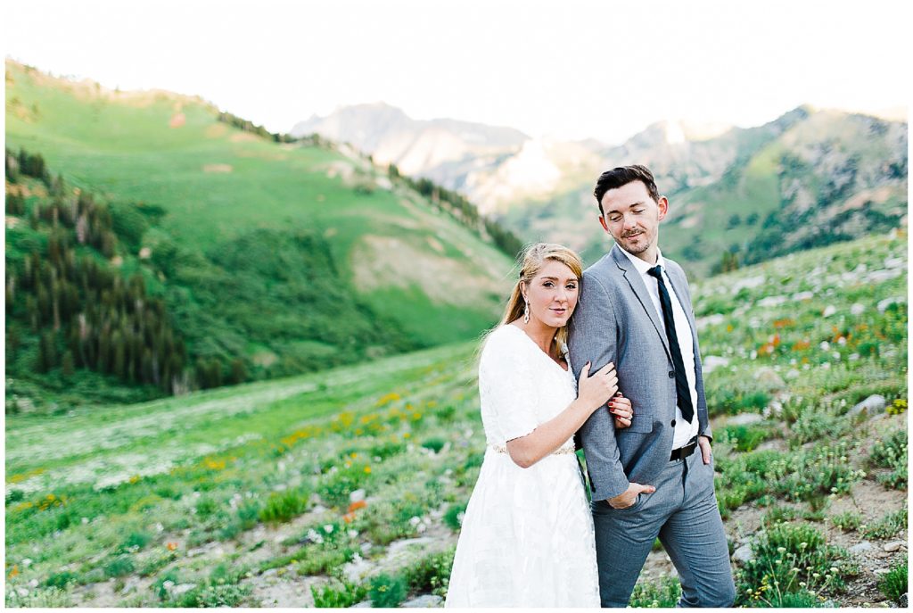 Sarah + Caleb | Albion Basin Bridals | Utah Wedding Photographer
