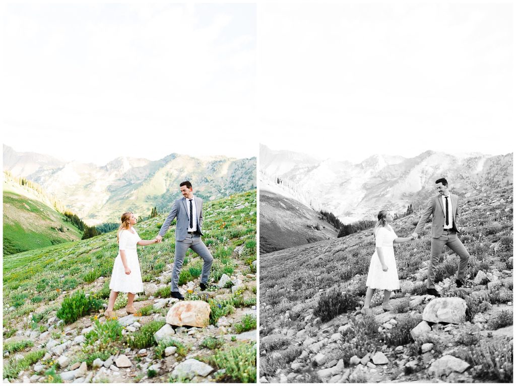 Sarah + Caleb | Albion Basin Bridals | Utah Wedding Photographer
