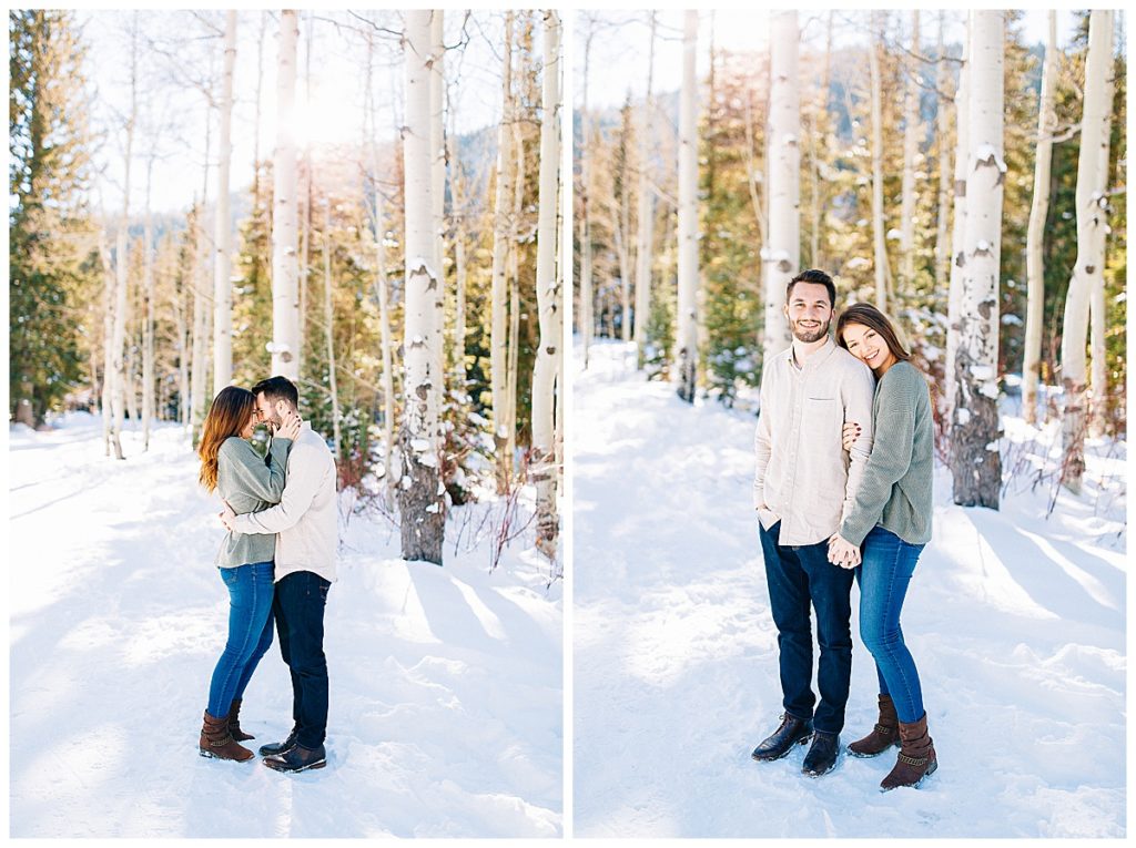 spruces campground engagement session | Utah wedding photographer