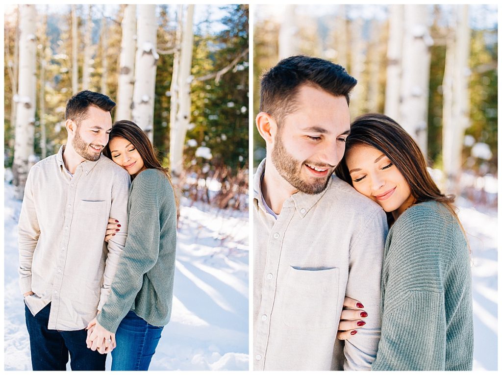 spruces campground engagement session | Utah wedding photographer