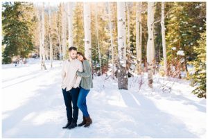 spruces campground engagement session | Utah wedding photographer