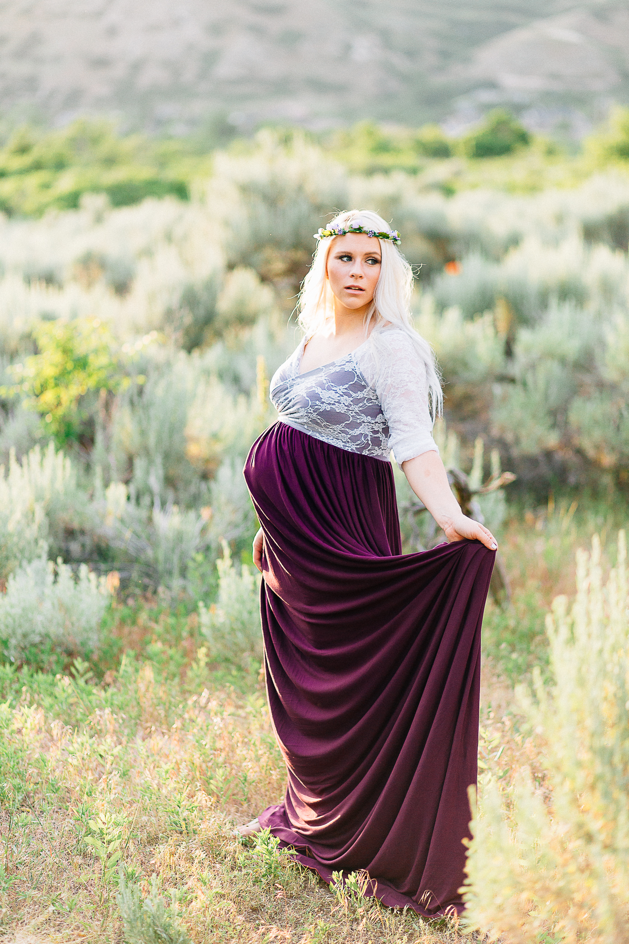 Lambert Park maternity pictures Utah