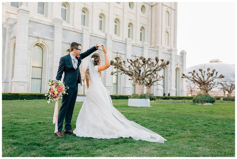Kyle + Megan | Salt Lake Temple Wedding Pictures