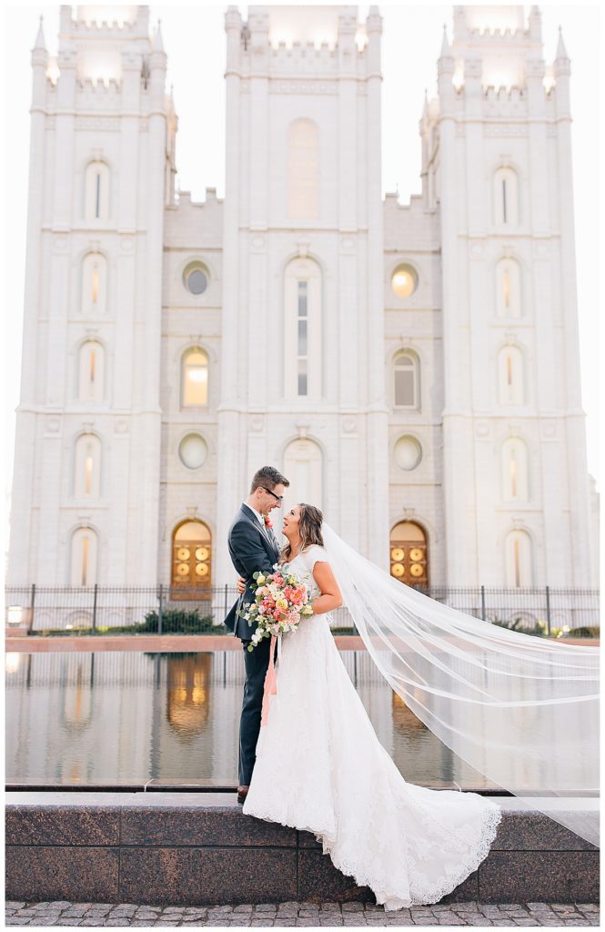 Kyle + Megan | Salt Lake Temple Wedding Pictures