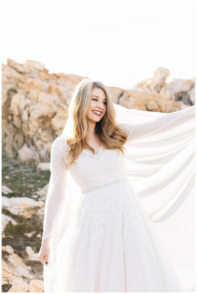 Sav | Antelope Island Bridals | Utah Wedding Photographer