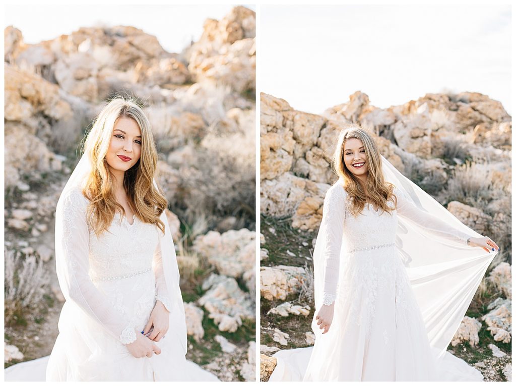 Sav | Antelope Island Bridals | Utah Wedding Photographer