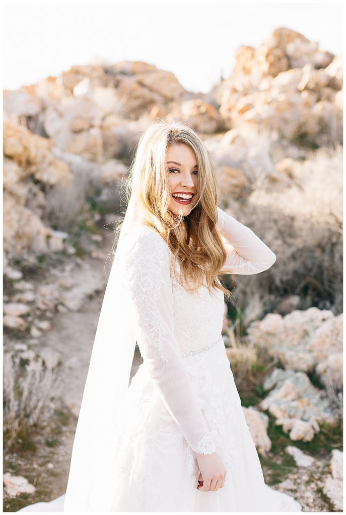 Sav | Antelope Island Bridals | Utah Wedding Photographer