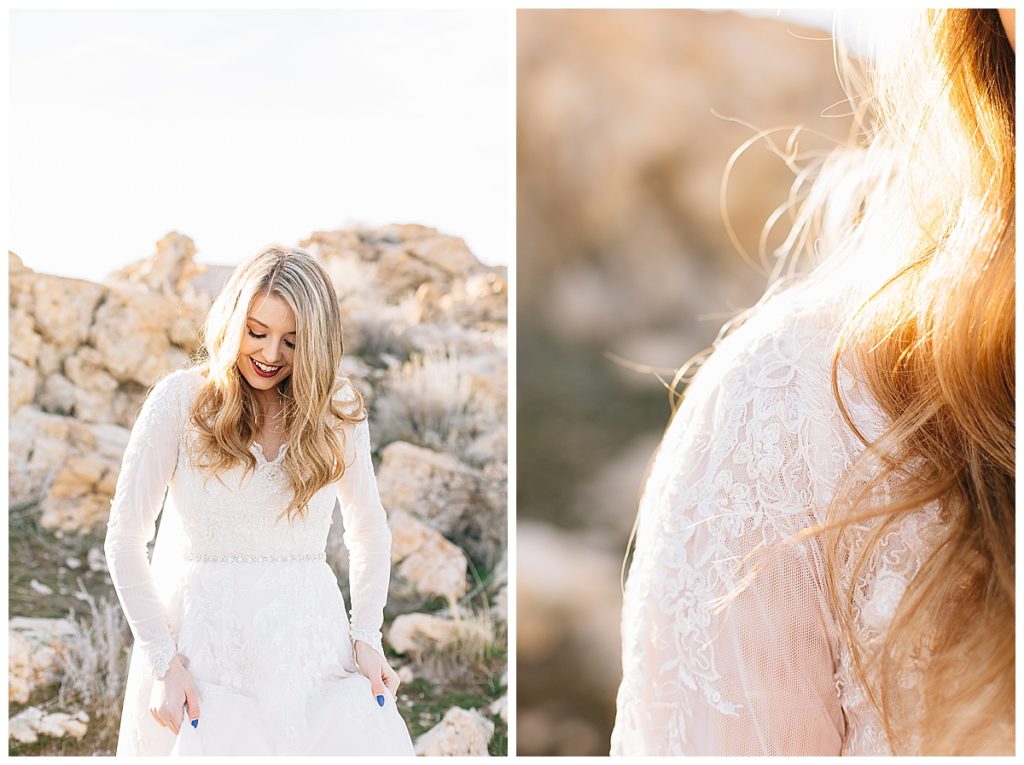 Sav | Antelope Island Bridals | Utah Wedding Photographer