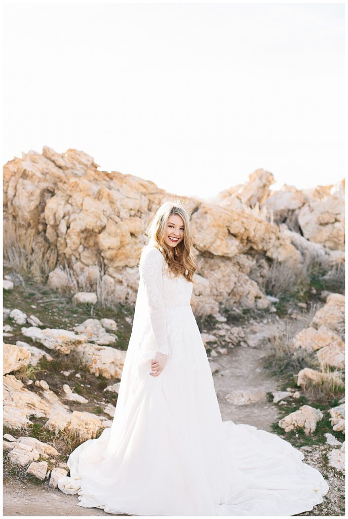 Sav | Antelope Island Bridals | Utah Wedding Photographer