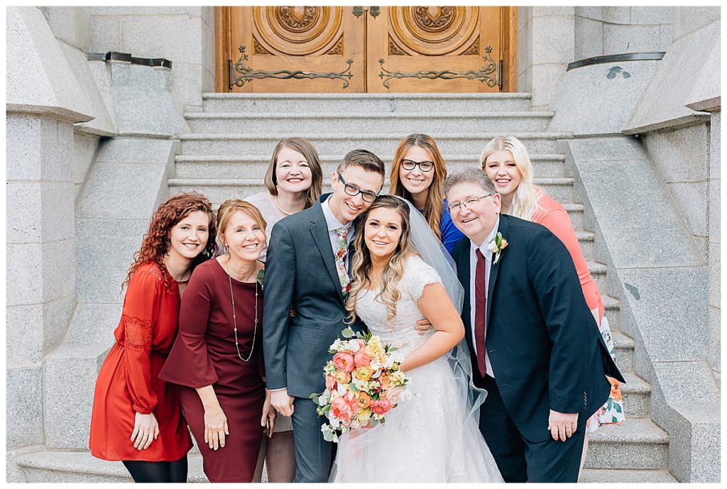 Salt Lake Temple and Shade Home and Garden Wedding | Utah Wedding Photographer