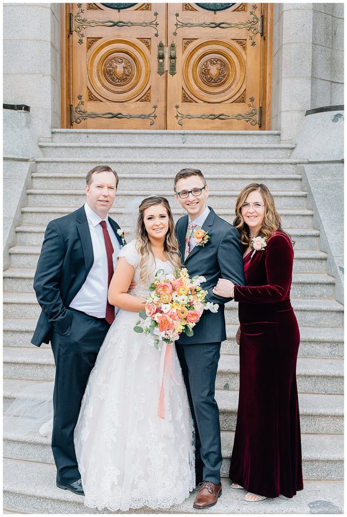 Salt Lake Temple and Shade Home and Garden Wedding | Utah Wedding Photographer