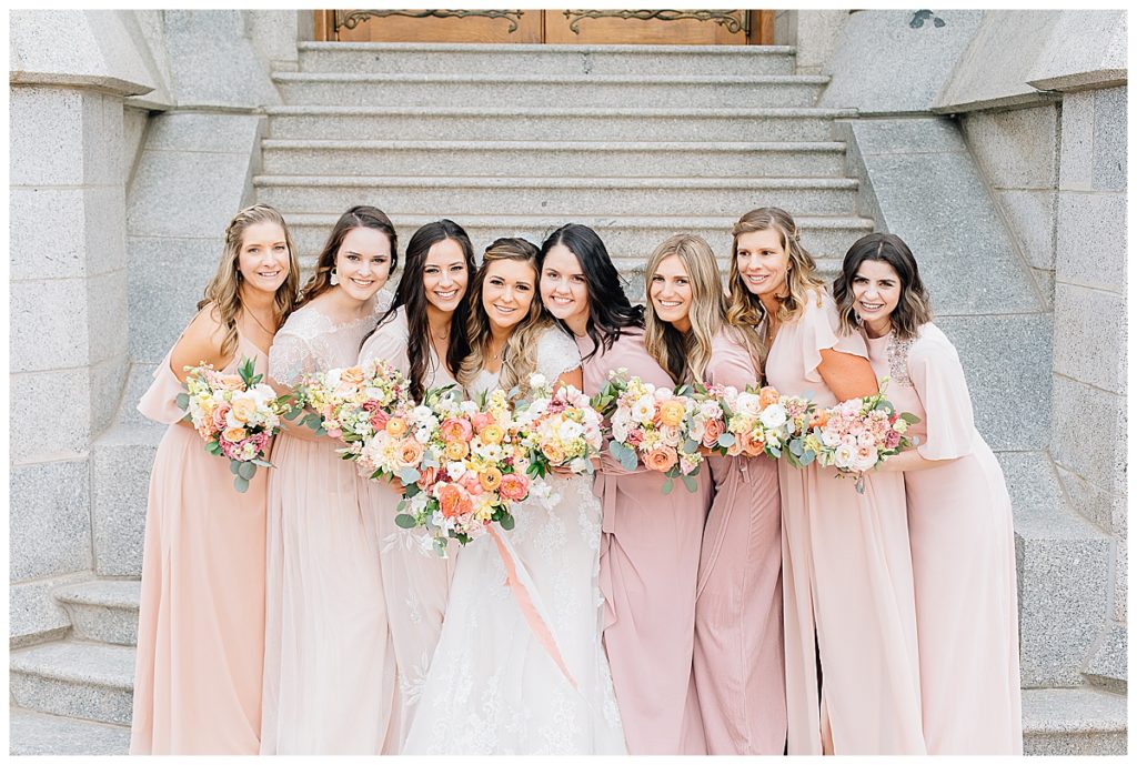 Salt Lake Temple and Shade Home and Garden Wedding | Utah Wedding Photographer