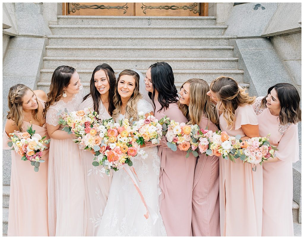 Salt Lake Temple and Shade Home and Garden Wedding | Utah Wedding Photographer