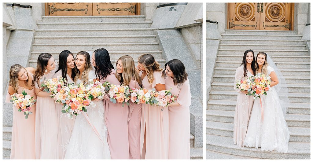 Salt Lake Temple and Shade Home and Garden Wedding | Utah Wedding Photographer