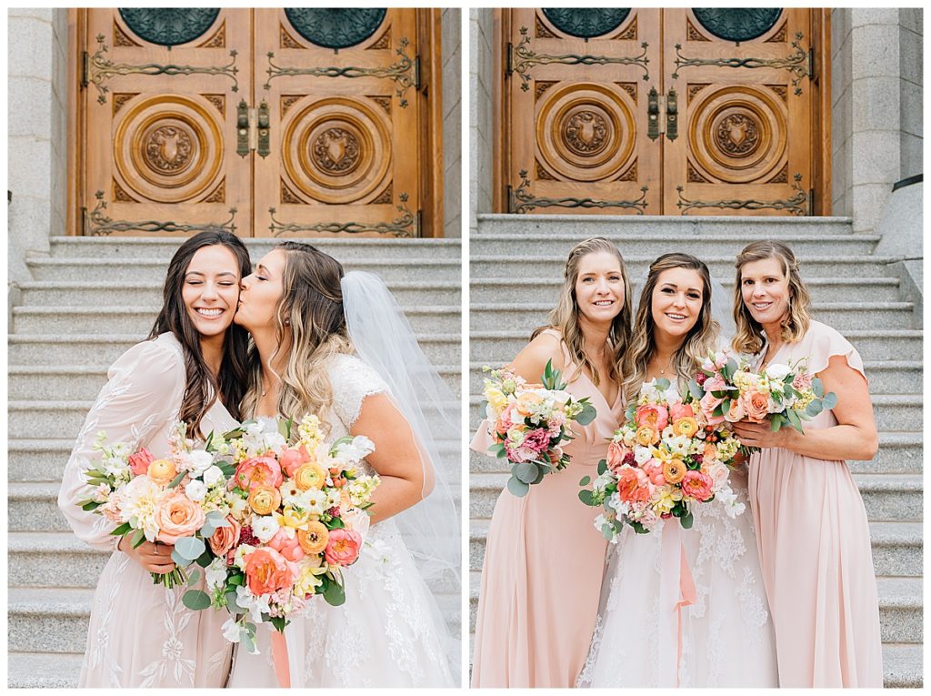 Salt Lake Temple and Shade Home and Garden Wedding | Utah Wedding Photographer