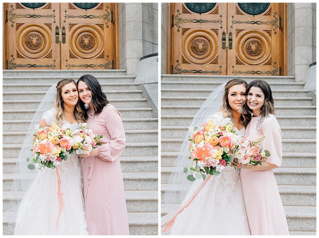 Salt Lake Temple and Shade Home and Garden Wedding | Utah Wedding Photographer