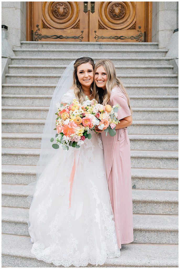 Salt Lake Temple and Shade Home and Garden Wedding | Utah Wedding Photographer