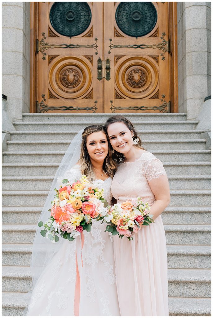 Salt Lake Temple and Shade Home and Garden Wedding | Utah Wedding Photographer