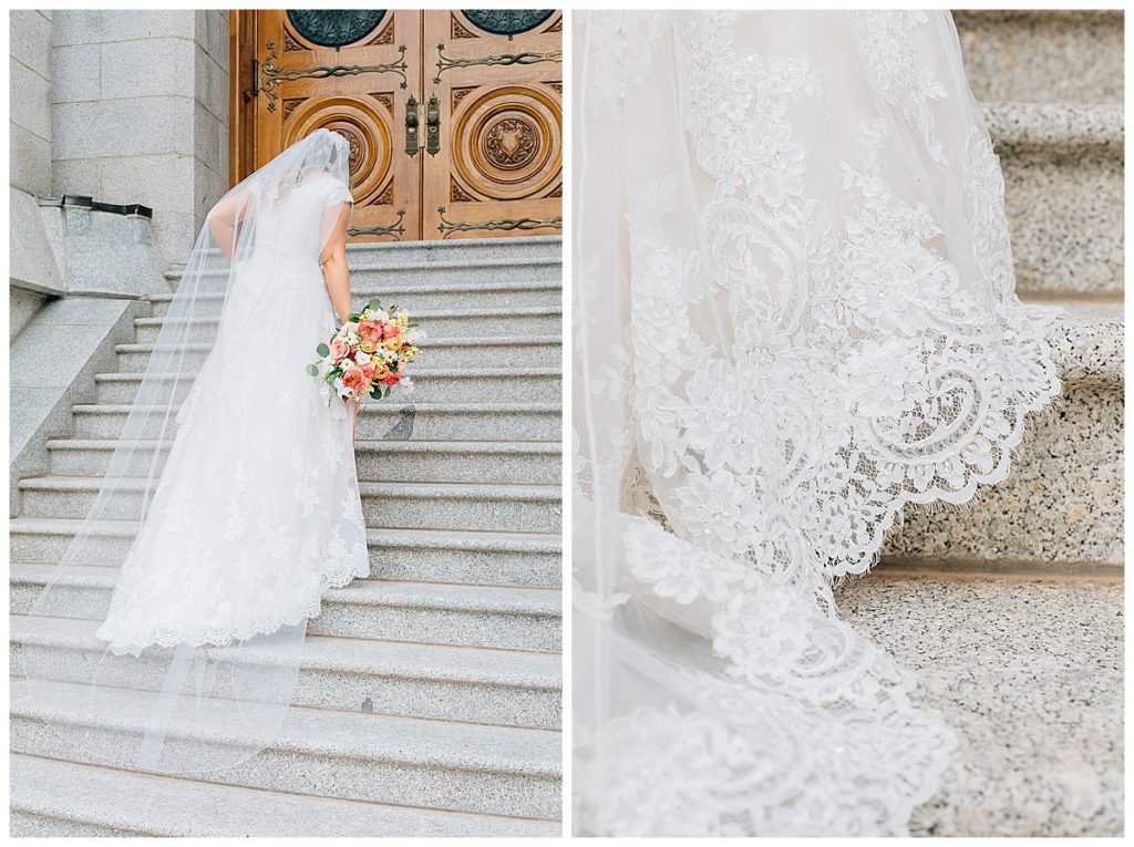 Salt Lake Temple and Shade Home and Garden Wedding | Utah Wedding Photographer