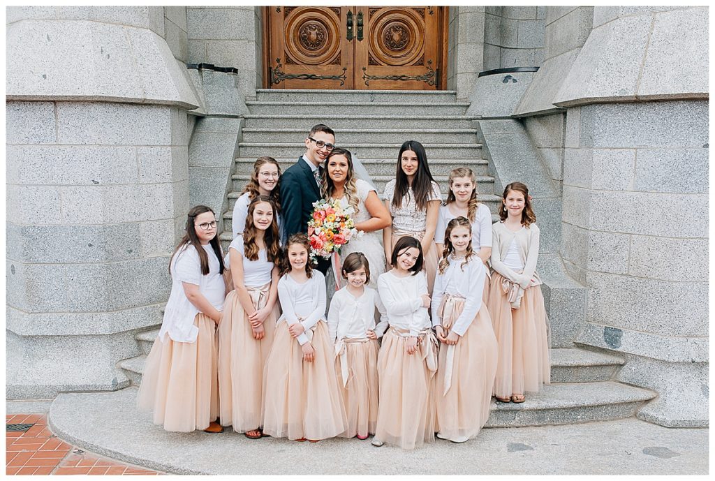 Salt Lake Temple and Shade Home and Garden Wedding | Utah Wedding Photographer