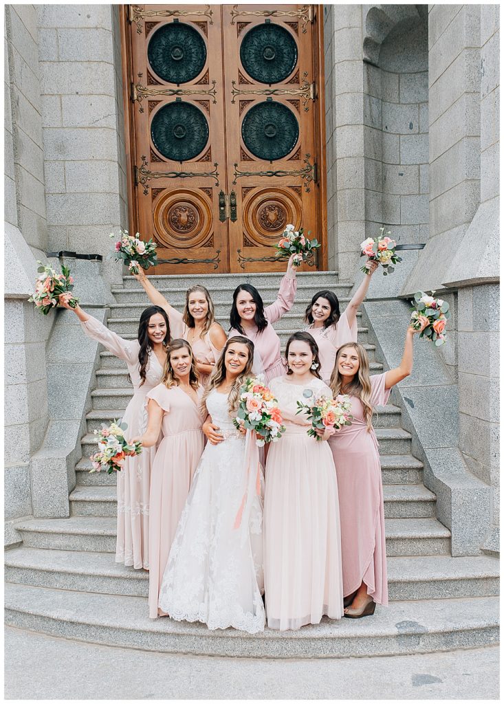 Salt Lake Temple and Shade Home and Garden Wedding | Utah Wedding Photographer