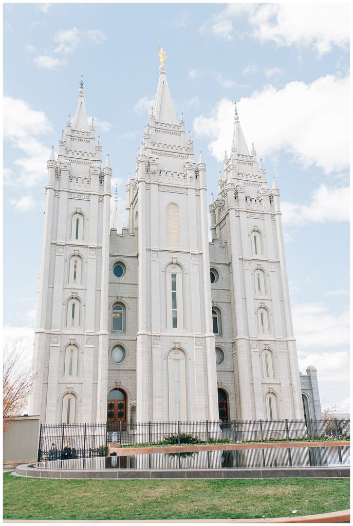 Salt Lake Temple and Shade Home and Garden Wedding | Utah Wedding Photographer