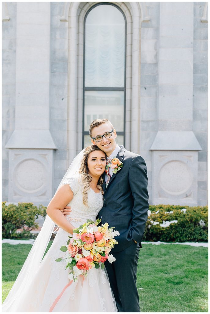 Salt Lake Temple and Shade Home and Garden Wedding | Utah Wedding Photographer