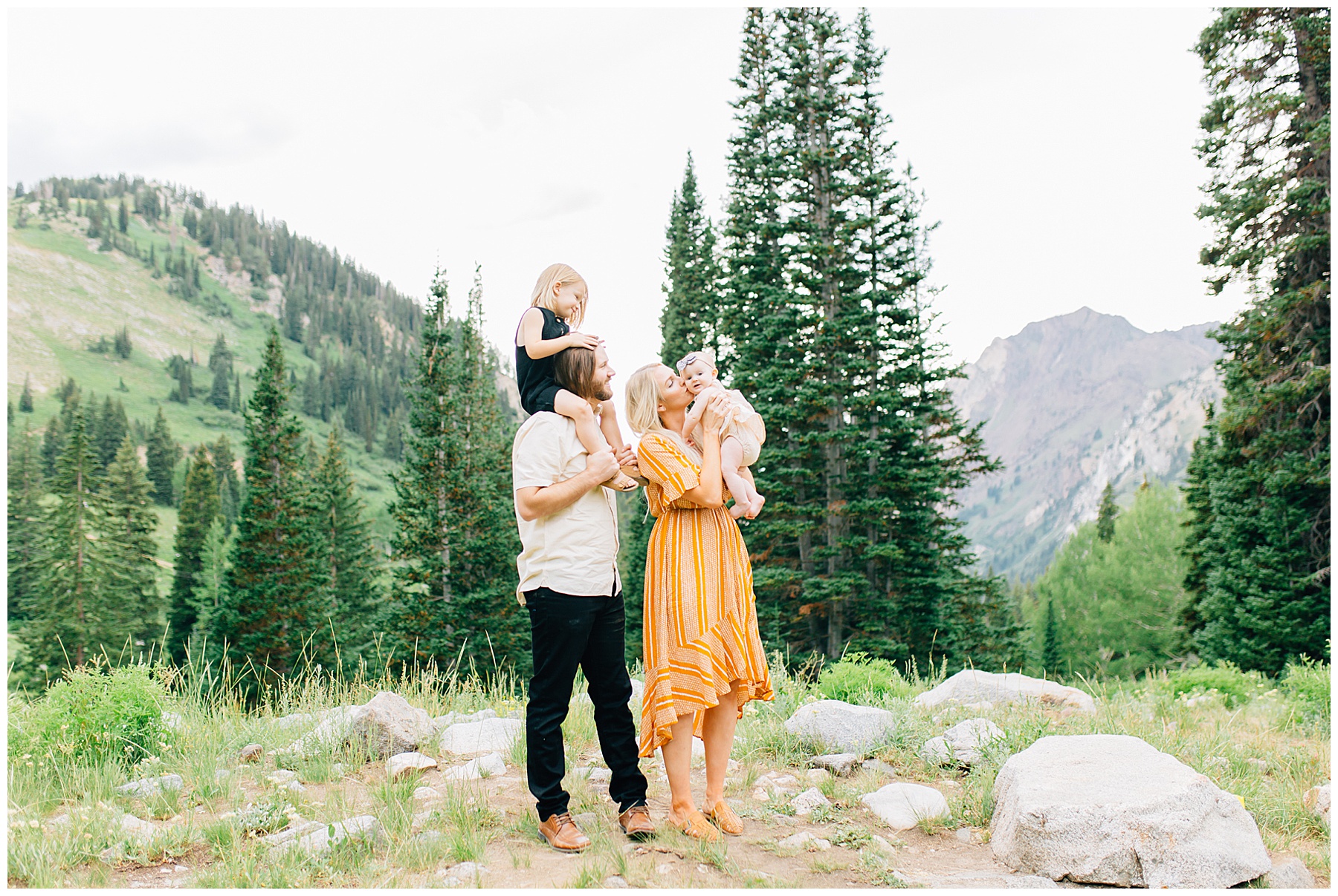 Staples | Rainy Albion Basin Family Pictures