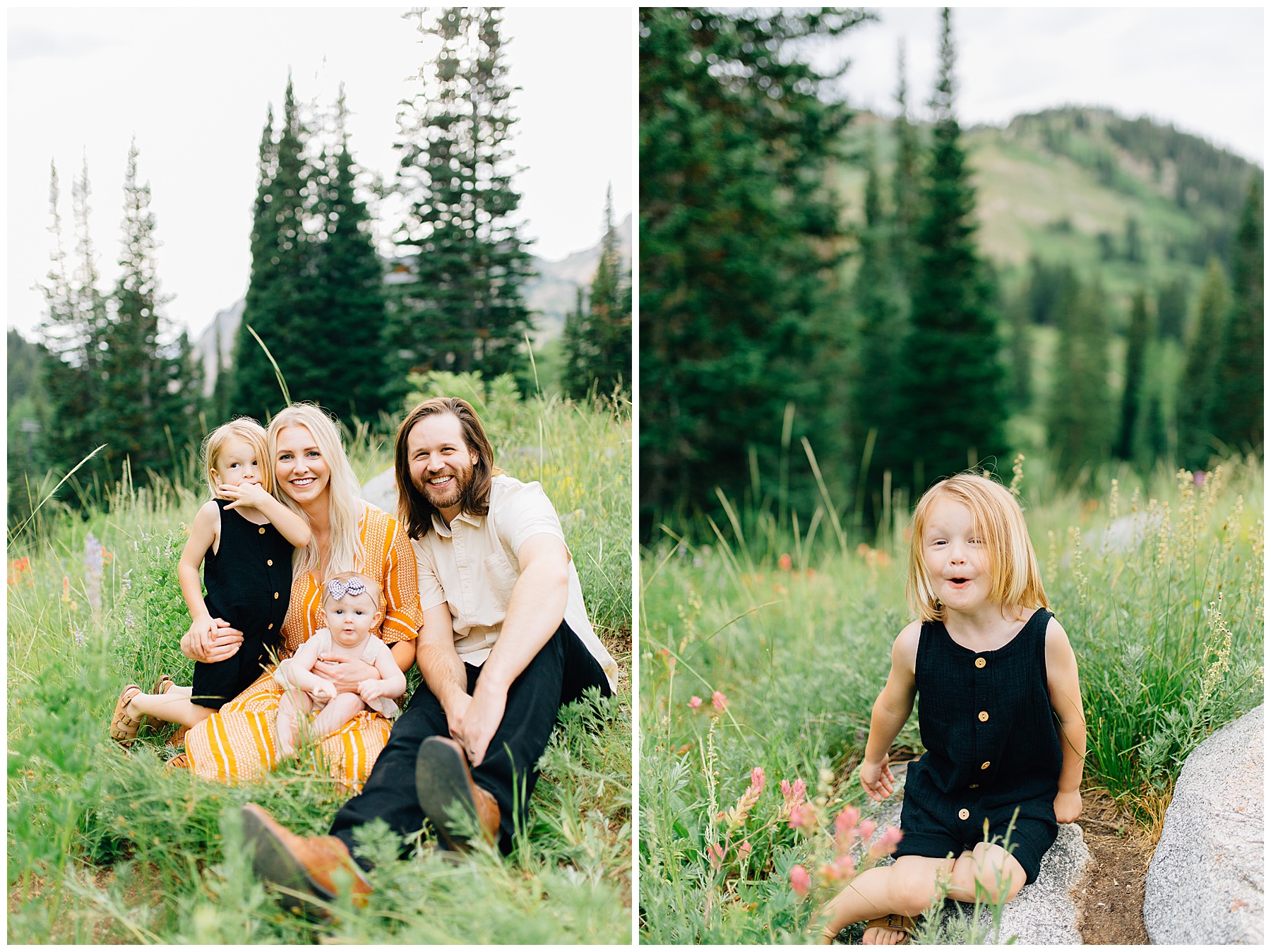 Staples | Rainy Albion Basin Family Pictures