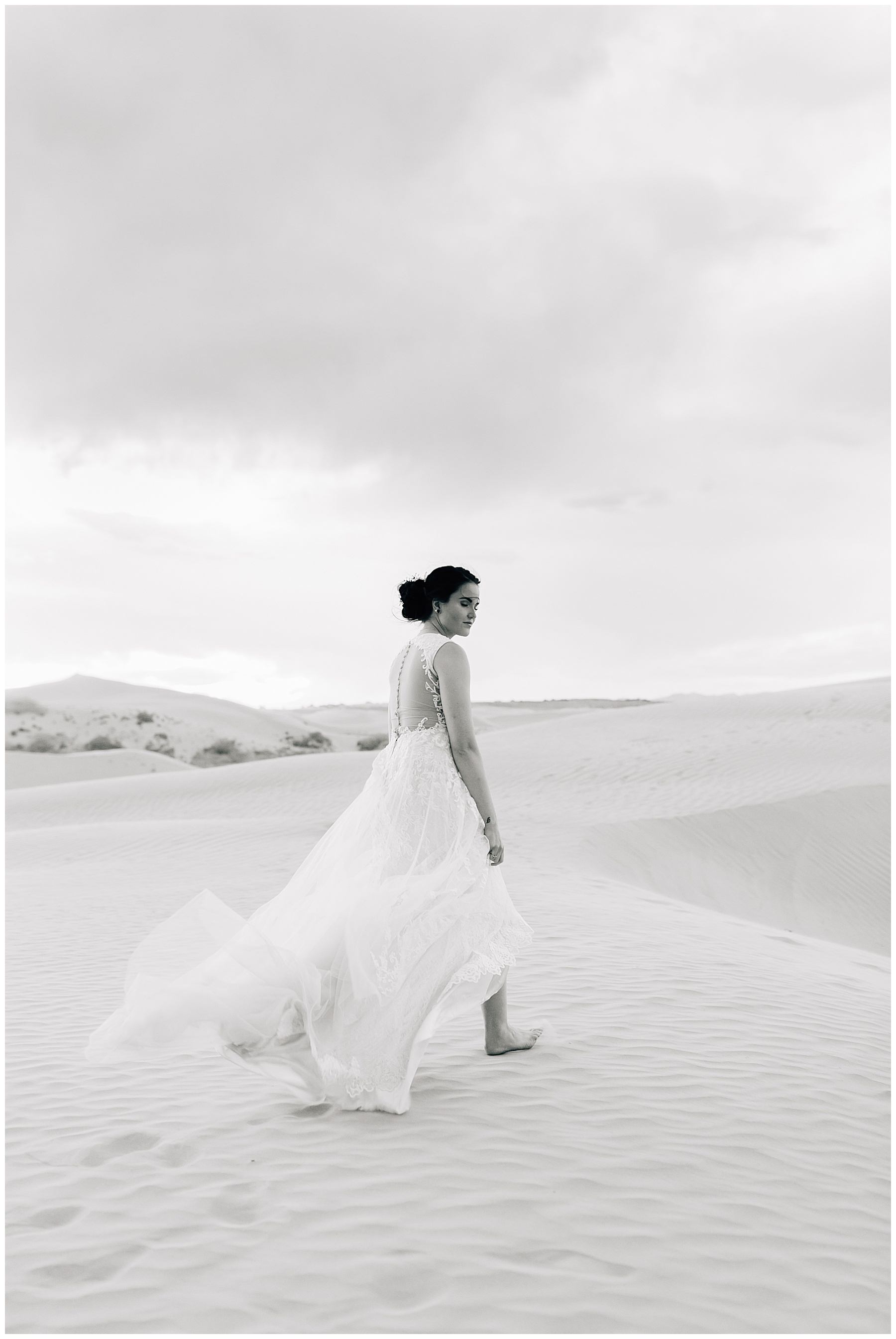 Kassy | Little Sahara Sand Dunes Bridals | Taco Bell Bride