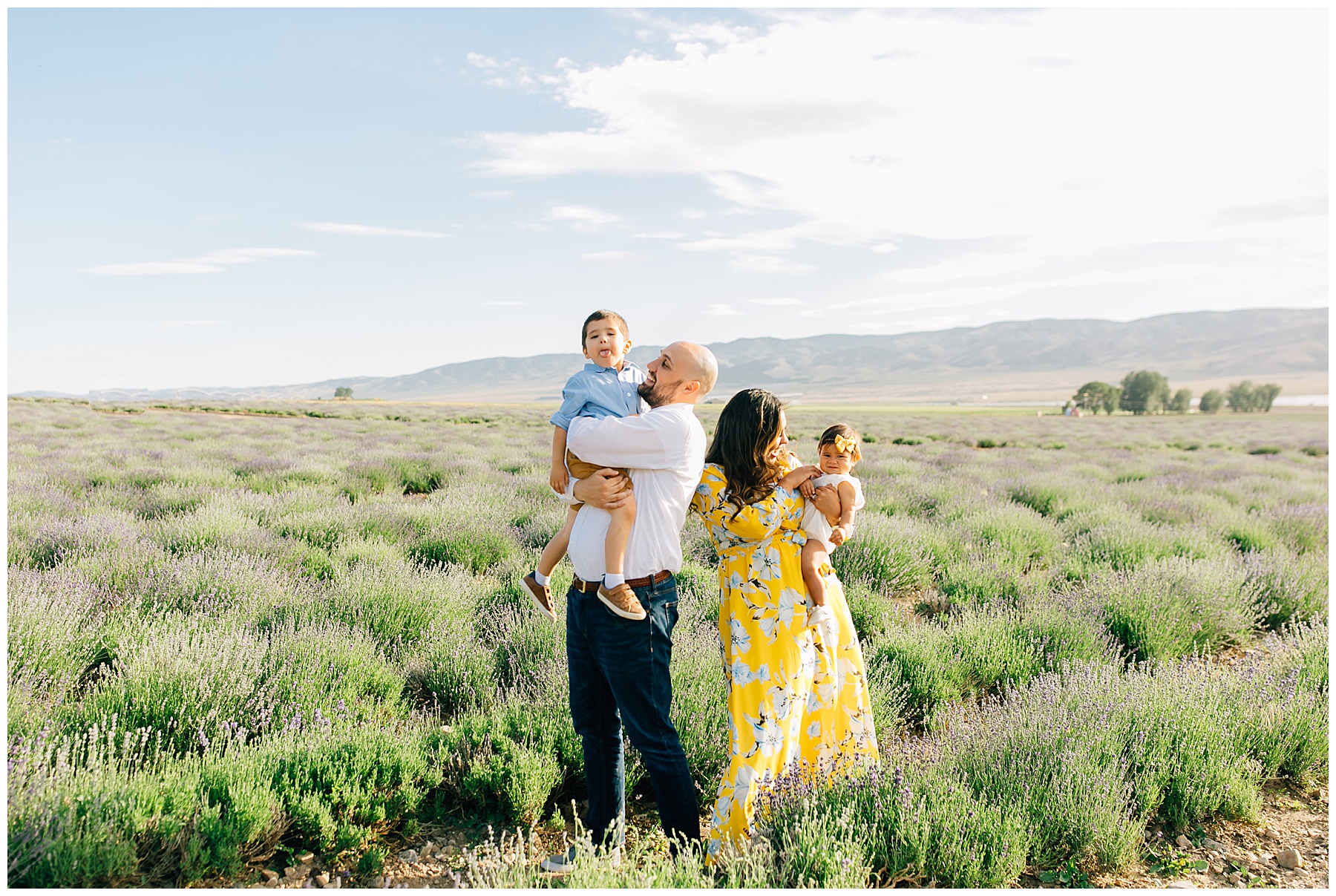 Young Living Lavender Fields Family Pictures | Mona