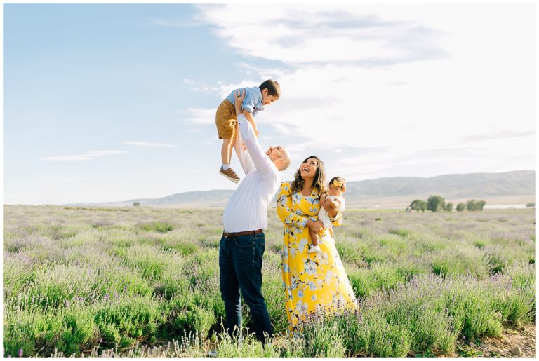 Young Living Lavender Fields Family Pictures | Mona