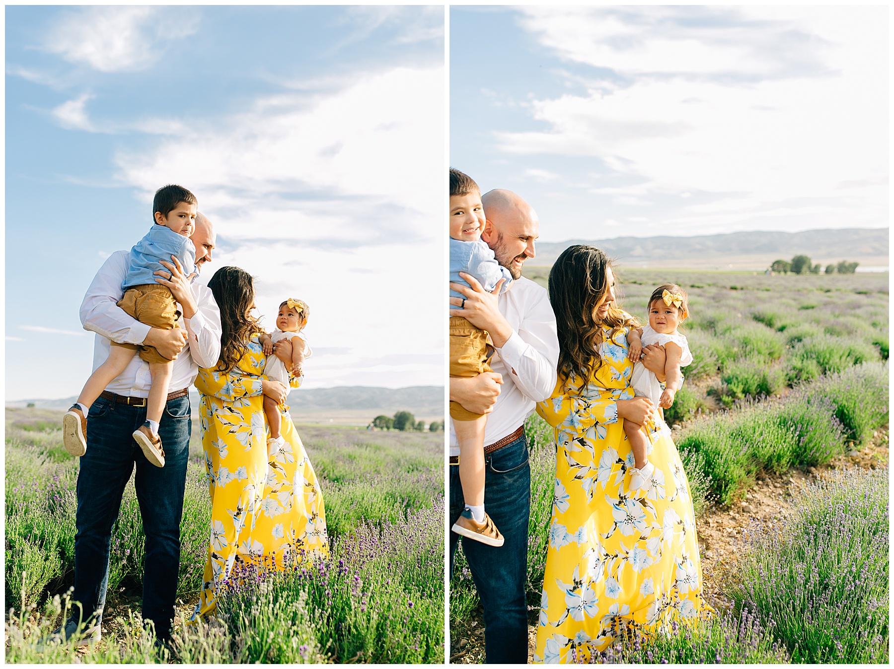 Young Living Lavender Fields Family Pictures | Mona