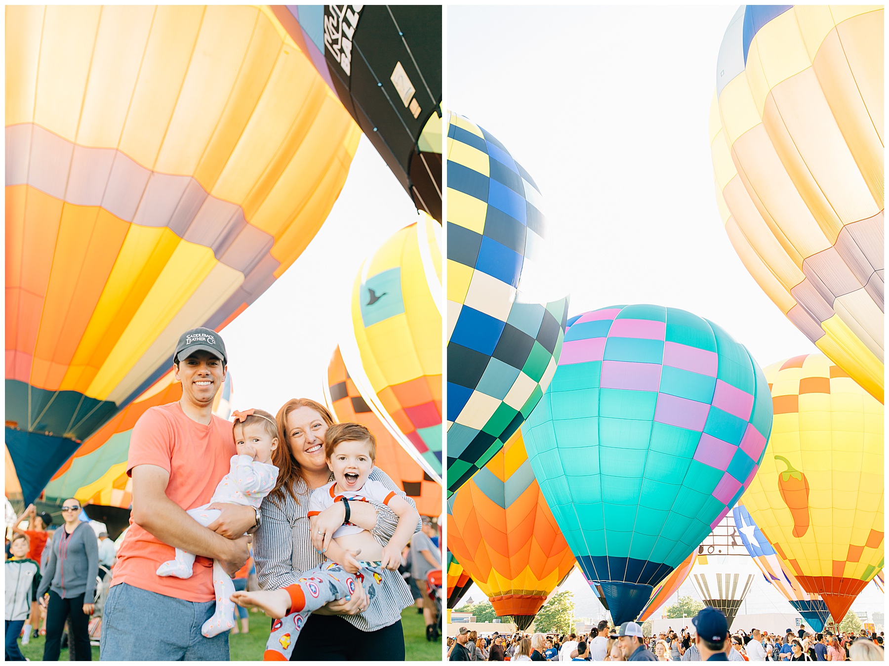 Provo Balloon Festival Family Pictures | July Fourth