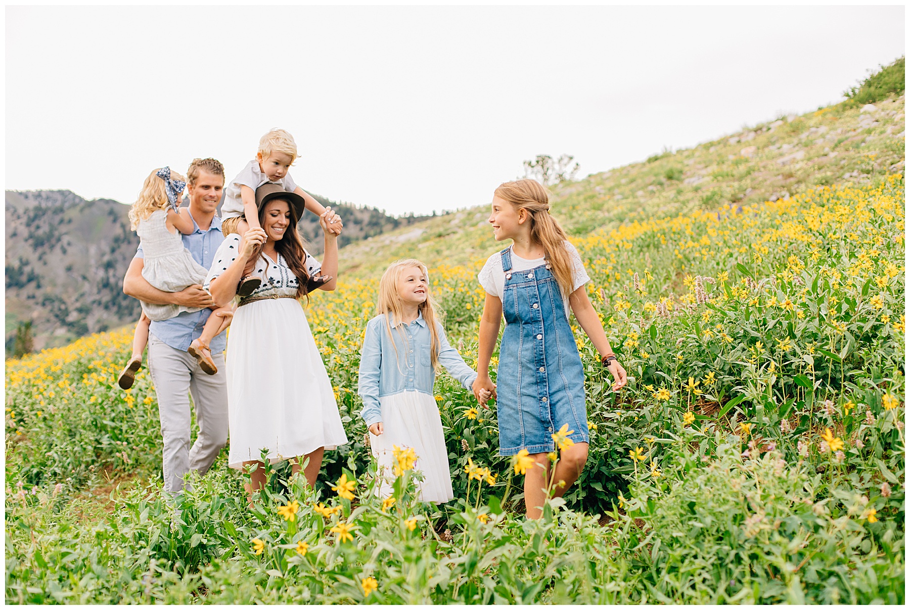 Schmutz | Cloudy Albion Basin Family Pictures