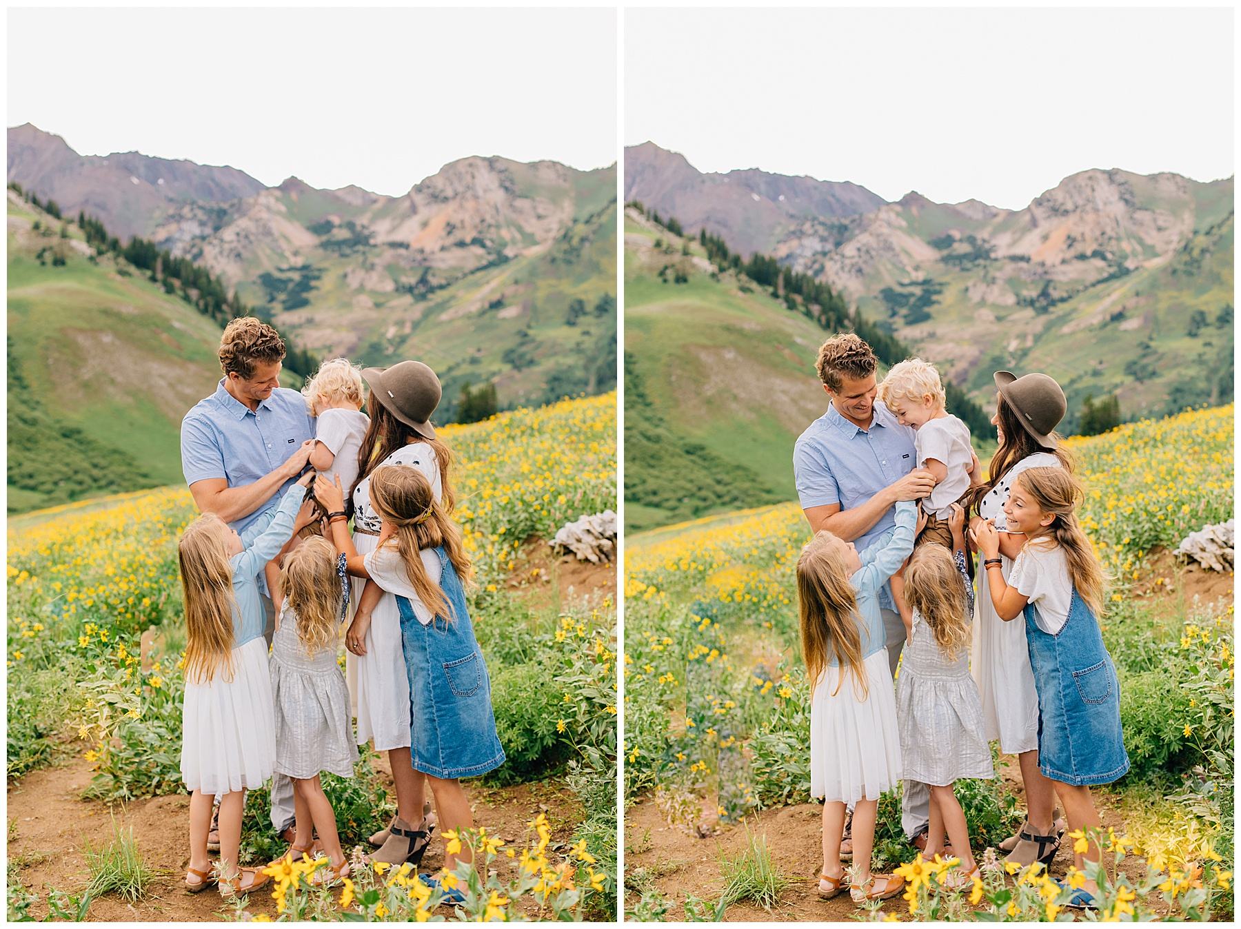 Schmutz | Cloudy Albion Basin Family Pictures