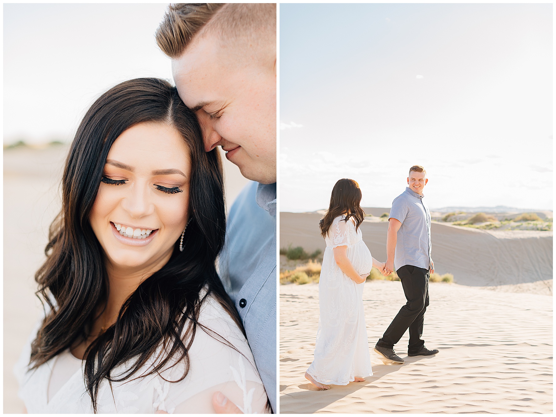 Sand Dunes Maternity Session | Utah photographer