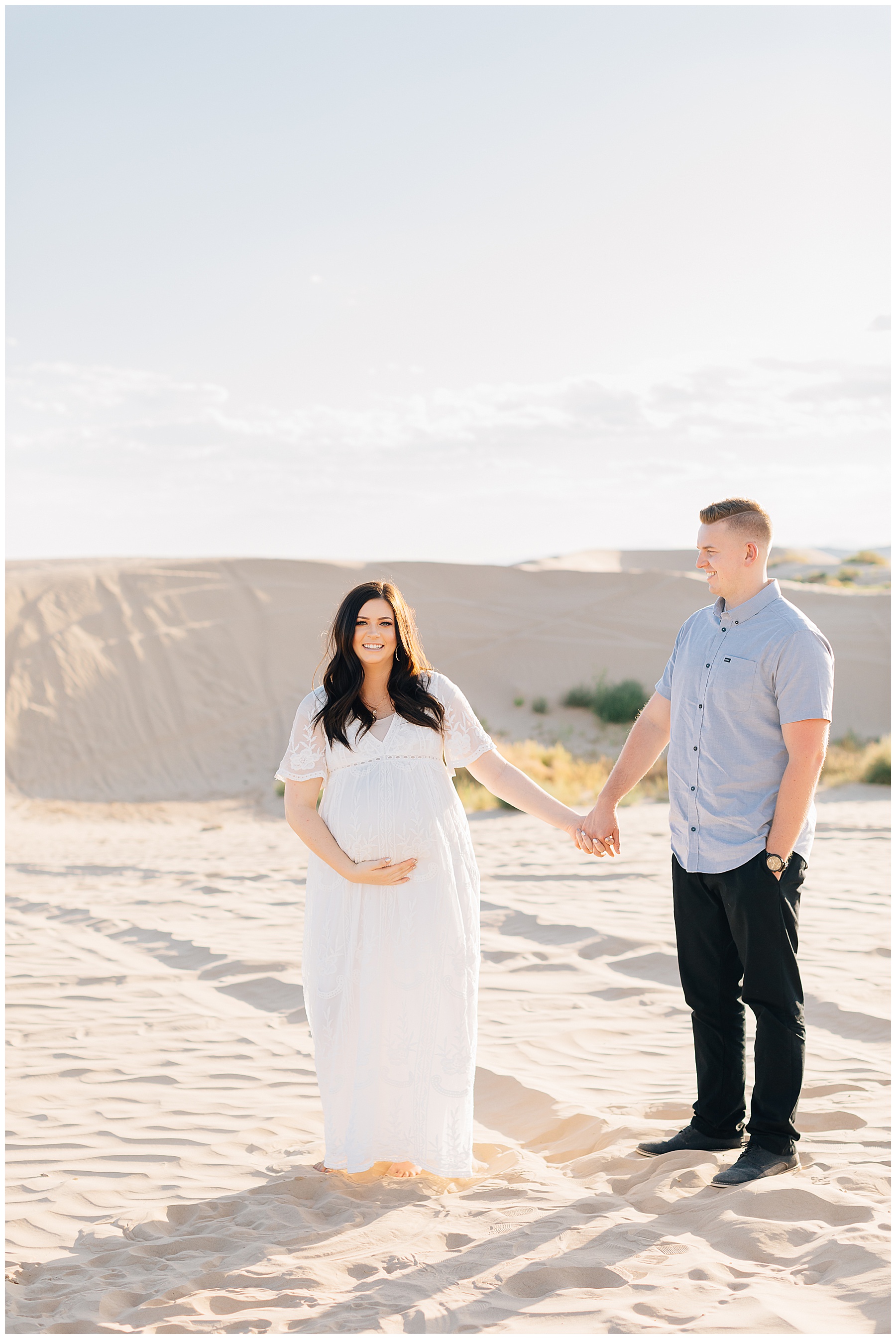 Sand Dunes Maternity Session | Utah photographer