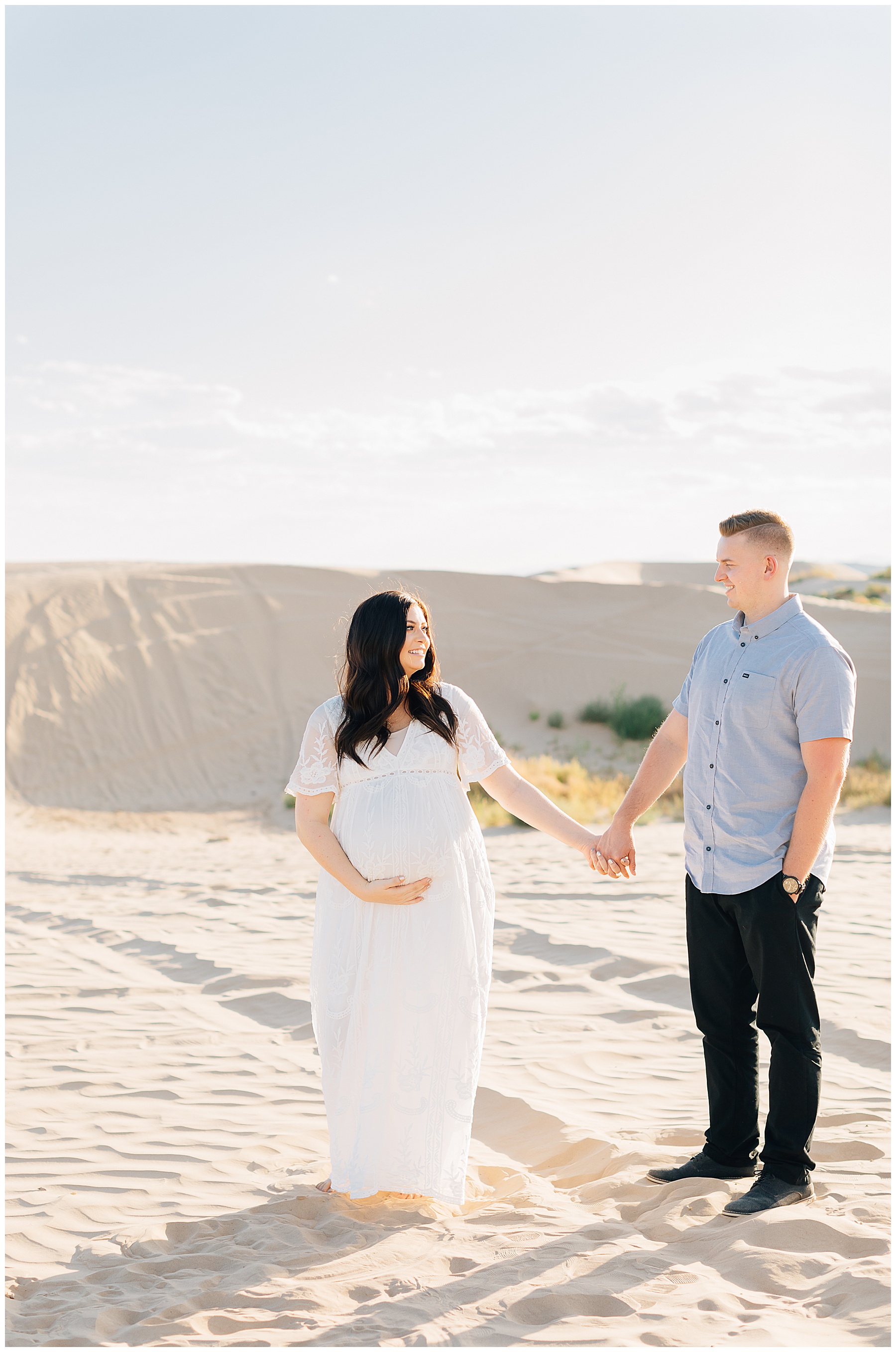 Sand Dunes Maternity Session | Utah photographer