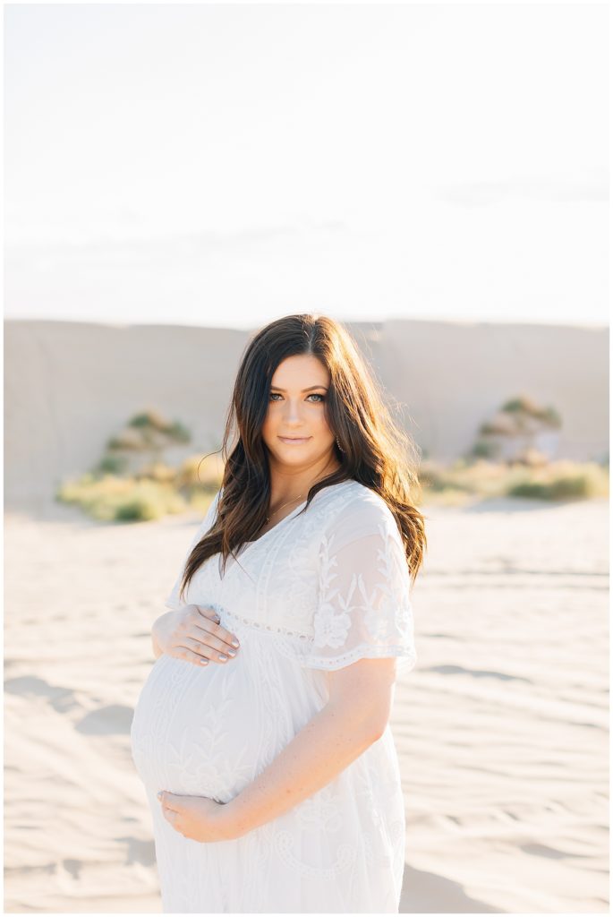 Sand Dunes Maternity Session 