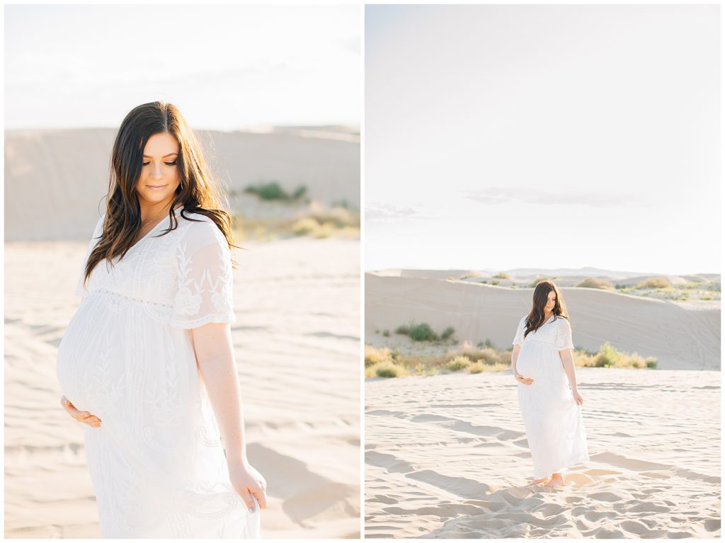 Sand Dunes Maternity Session | Utah photographer - Truly Photography